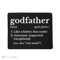  Fathers Day Gift For Godfather Gifts From Godchild Shirt Mousepad thumb 0