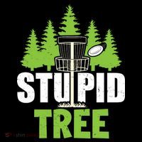 Funny Disc Golf Stupid Tree Backpack thumb 2