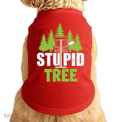 Funny Disc Golf Stupid Tree Doggie Tank