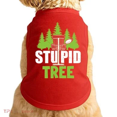 Funny Disc Golf Stupid Tree Doggie Tank
