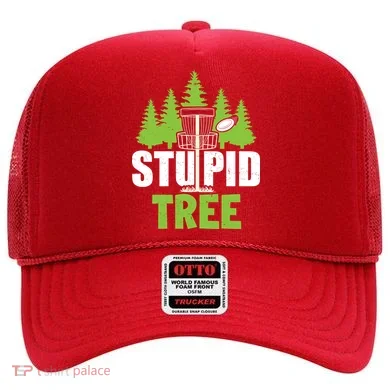 Funny Disc Golf Stupid Tree Hat