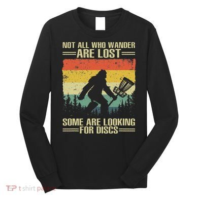 Funny Disc Golf Art For Women Disc Golf Player Long Sleeve Shirt