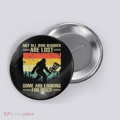 Funny Disc Golf Art For Women Disc Golf Player Button