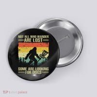 Funny Disc Golf Art For Women Disc Golf Player Button thumb 0