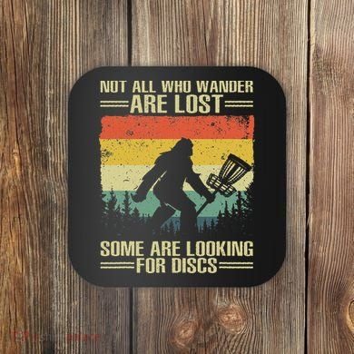 Funny Disc Golf Art For Women Disc Golf Player Coaster