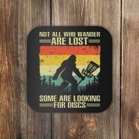 Funny Disc Golf Art For Women Disc Golf Player Coaster thumb 0