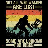 Funny Disc Golf Art For Women Disc Golf Player Ornament thumb 1