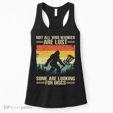 Funny Disc Golf Art For Women Disc Golf Player Women's Tank Top