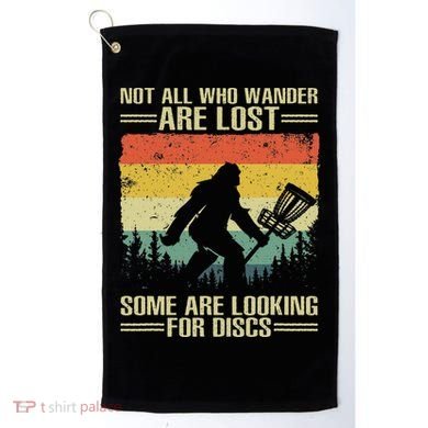 Funny Disc Golf Art For Women Disc Golf Player Golf Towel