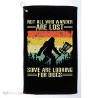 Funny Disc Golf Art For Women Disc Golf Player Golf Towel thumb 0