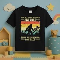 Funny Disc Golf Art For Women Disc Golf Player Toddler T-Shirt thumb 3