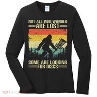 Funny Disc Golf Art For Women Disc Golf Player Women's Long Sleeve Shirt thumb 0