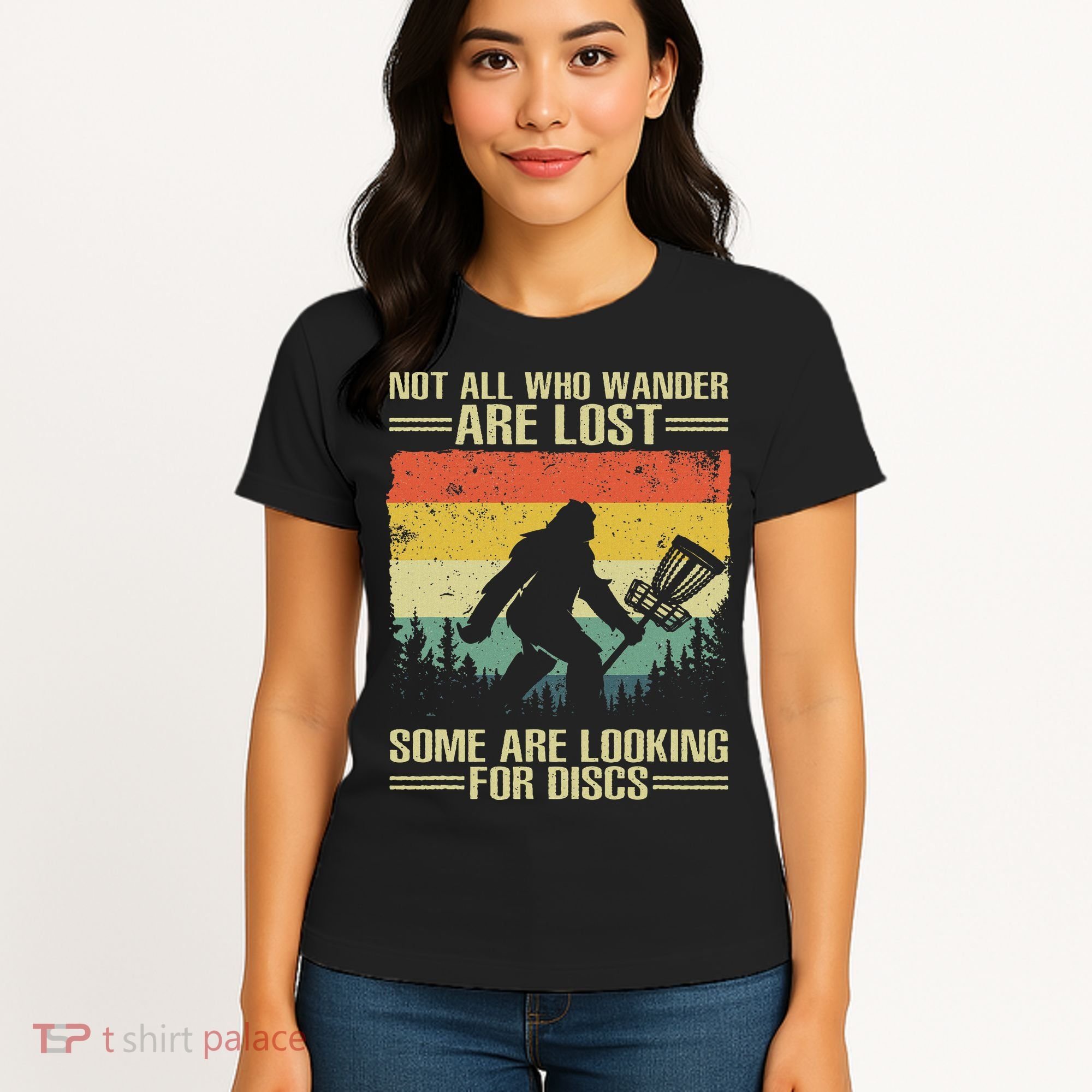 Funny Disc Golf Art For Women Disc Golf Player Women's T-Shirt