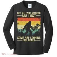 Funny Disc Golf Art For Women Disc Golf Player Kids Long Sleeve Shirt thumb 0
