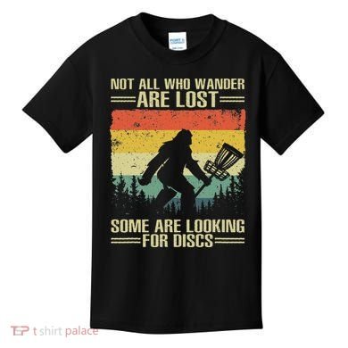 Funny Disc Golf Art For Women Disc Golf Player Kids T-Shirt