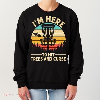 Funny Disc Golf For  Disc Golf Player Trees Sports Women's Sweatshirt