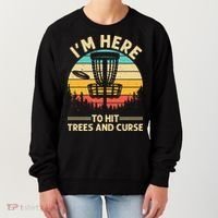 Funny Disc Golf For  Disc Golf Player Trees Sports Women's Sweatshirt thumb 0