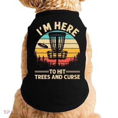 Funny Disc Golf For  Disc Golf Player Trees Sports Doggie Tank
