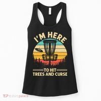 Funny Disc Golf For  Disc Golf Player Trees Sports Women's Tank Top thumb 0