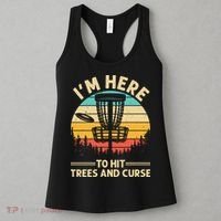Funny Disc Golf For  Disc Golf Player Trees Sports Women's Tank Top thumb 3
