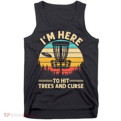 Funny Disc Golf For  Disc Golf Player Trees Sports Tank Top