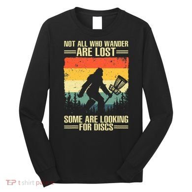 Funny Disc Golf Art Long Sleeve Shirt