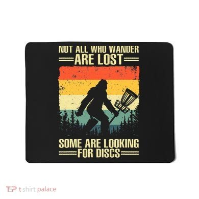 Funny Disc Golf Art Mousepad