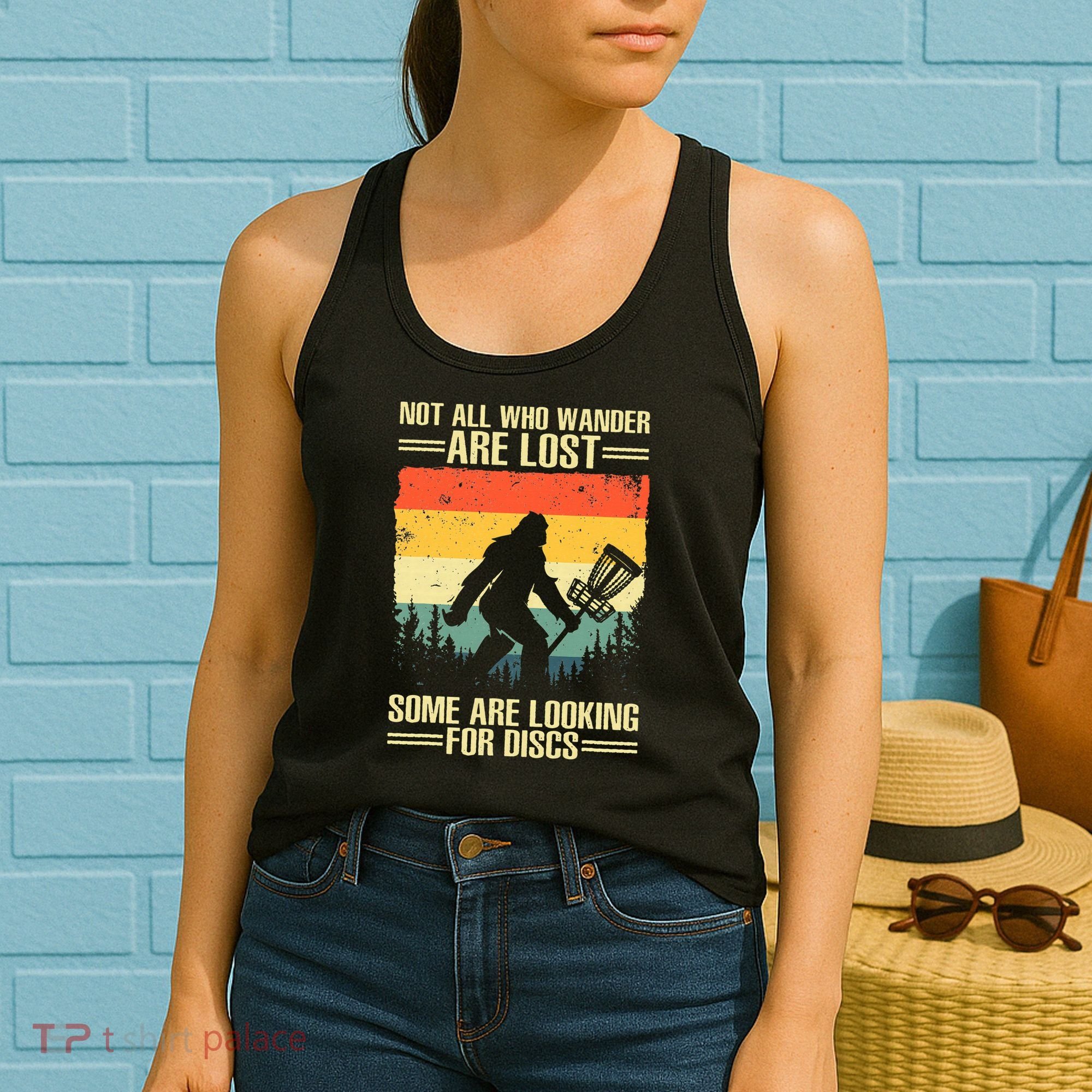 Funny Disc Golf Art Women's Tank Top