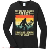 Funny Disc Golf Art Women's Long Sleeve Shirt thumb 0