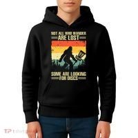 Funny Disc Golf Art Kids Hoodie thumb 4