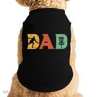 Funny Disc Golf Dad Retro Fathers Day Doggie Tank thumb 0