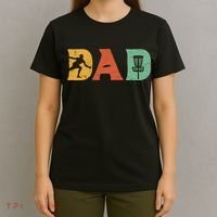 Funny Disc Golf Dad Retro Fathers Day T-Shirt thumb 4