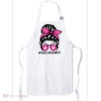 Funny Dog Groomer Grooming Pet Stylist Lady Apron thumb 0