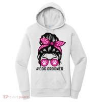 Funny Dog Groomer Grooming Pet Stylist Lady Women's Hoodie thumb 0