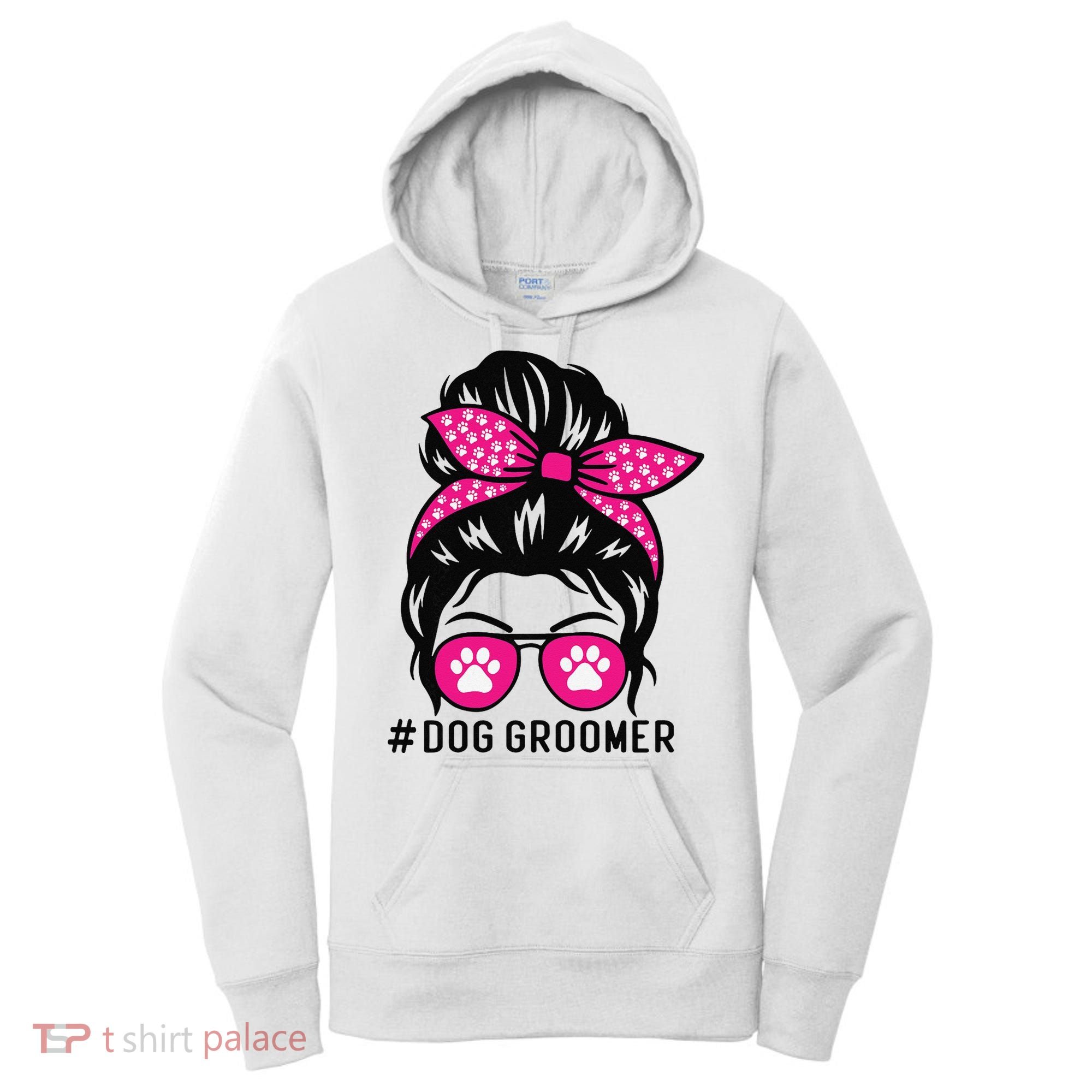 Funny Dog Groomer Grooming Pet Stylist Lady Women's Hoodie