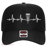 Funny Disc Golf Heartbeat Disc Golf Basket Hat thumb 0