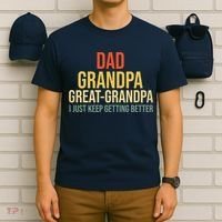 Funny Dad Great Grandpa For Fathers Day T-Shirt thumb 6