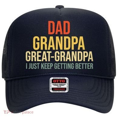 Funny Dad Great Grandpa For Fathers Day Hat