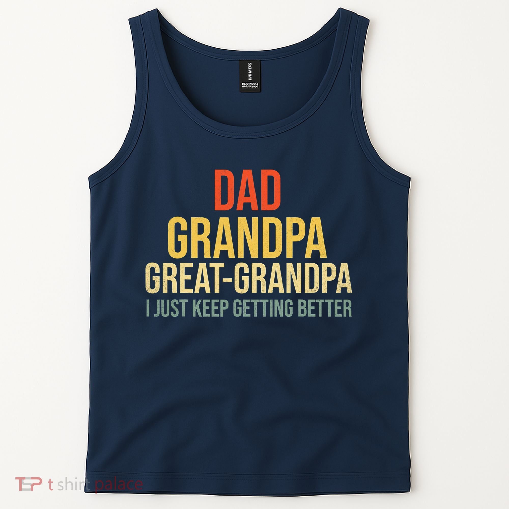 Funny Dad Great Grandpa For Fathers Day Tank Top