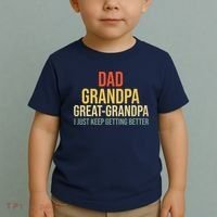 Funny Dad Great Grandpa For Fathers Day Toddler T-Shirt thumb 2