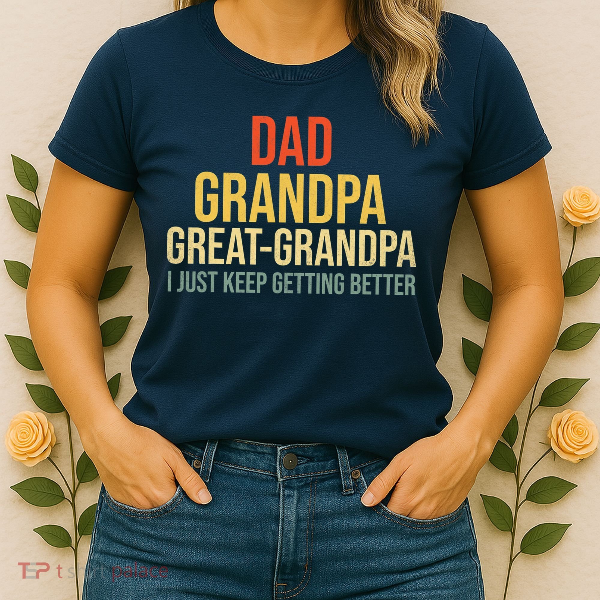 Funny Dad Great Grandpa For Fathers Day Women's T-Shirt