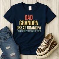 Funny Dad Great Grandpa For Fathers Day Women's T-Shirt thumb 3