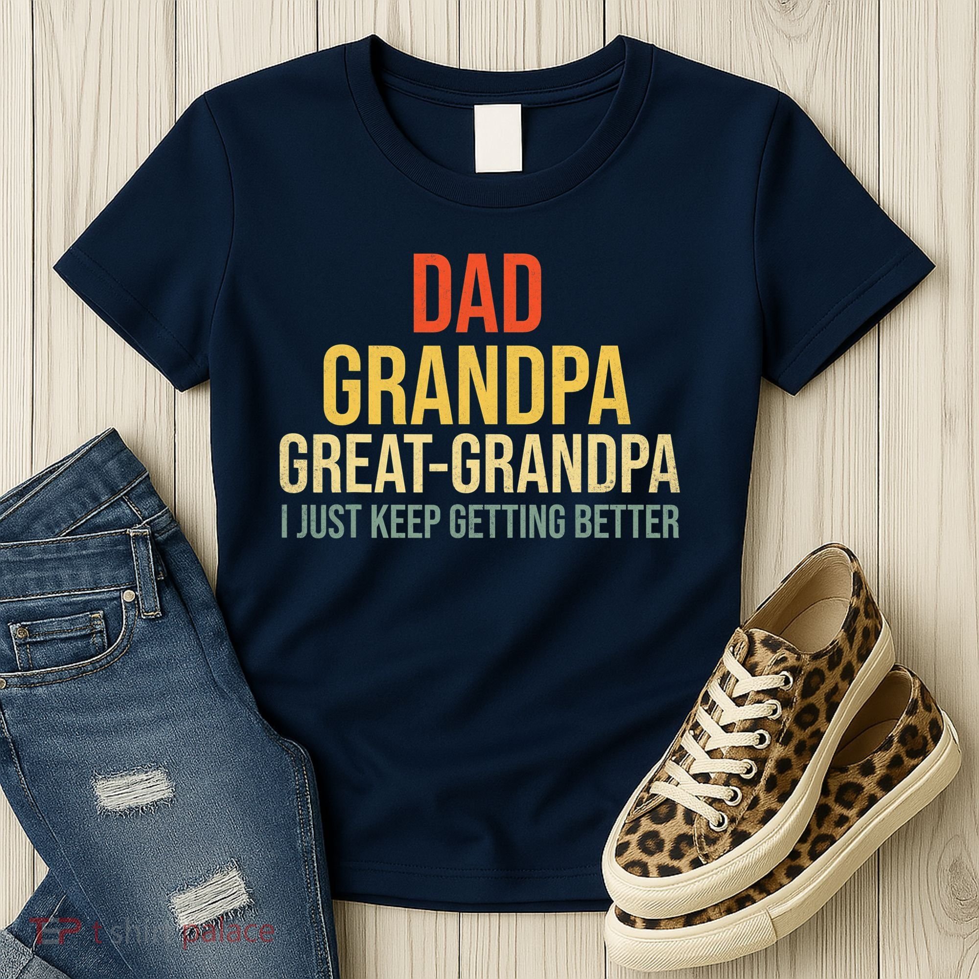 Funny Dad Great Grandpa For Fathers Day Women's T-Shirt