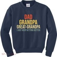 Funny Dad Great Grandpa For Fathers Day Kids Sweatshirt thumb 0