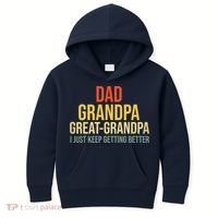 Funny Dad Great Grandpa For Fathers Day Kids Hoodie thumb 0