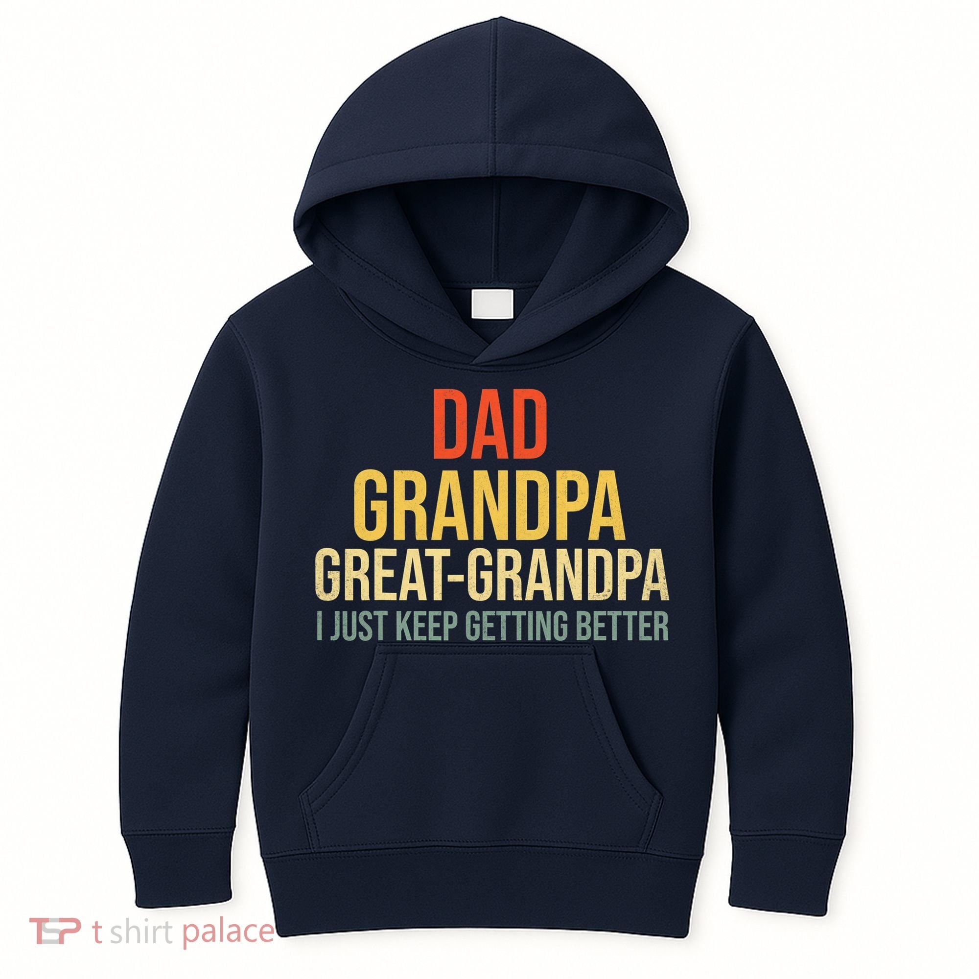 Funny Dad Great Grandpa For Fathers Day Kids Hoodie