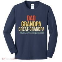 Funny Dad Great Grandpa For Fathers Day Kids Long Sleeve Shirt thumb 0