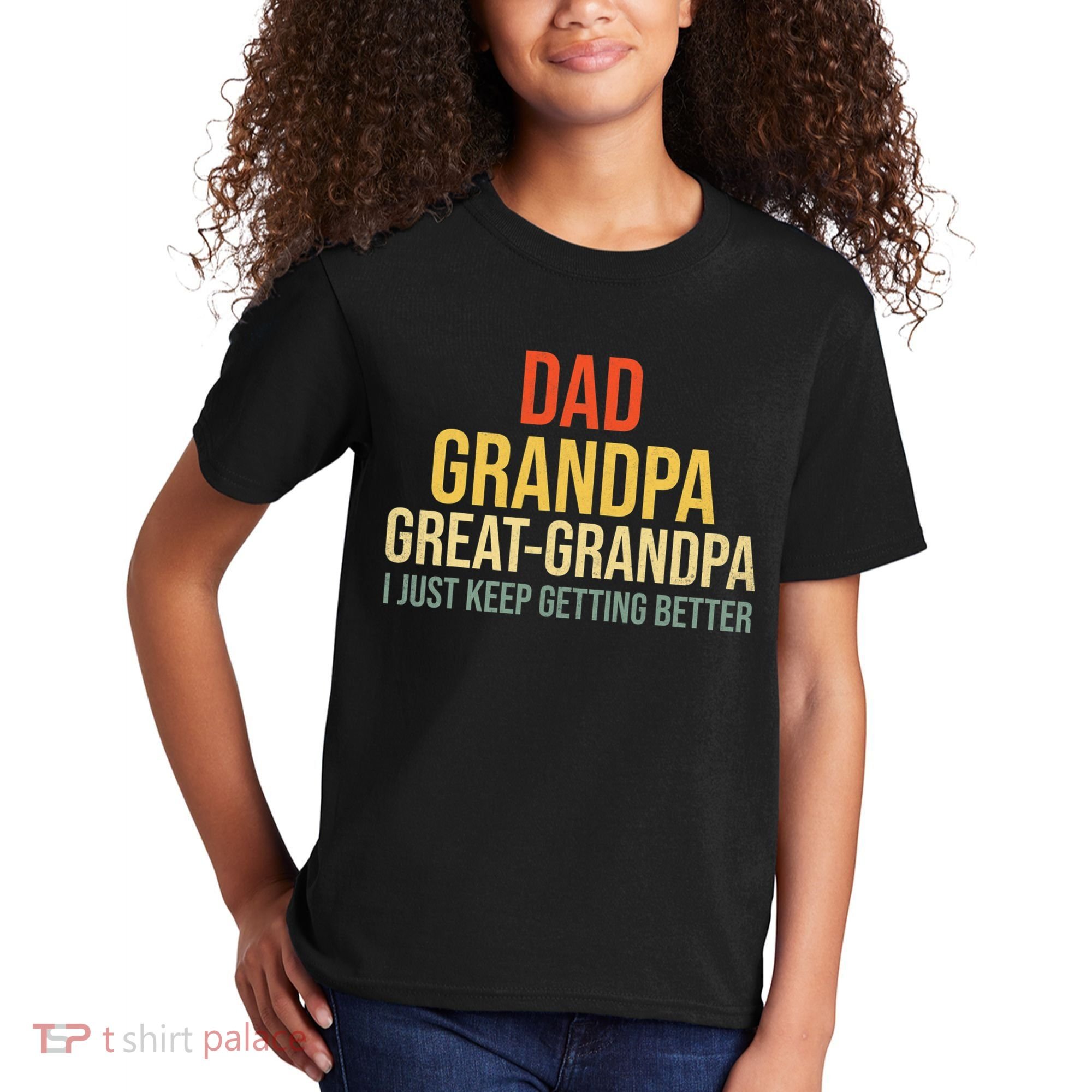 Funny Dad Great Grandpa For Fathers Day Kids T-Shirt