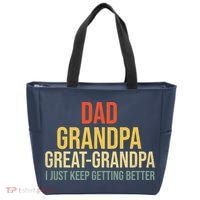 Funny Dad Great Grandpa For Fathers Day Tote Bag thumb 0