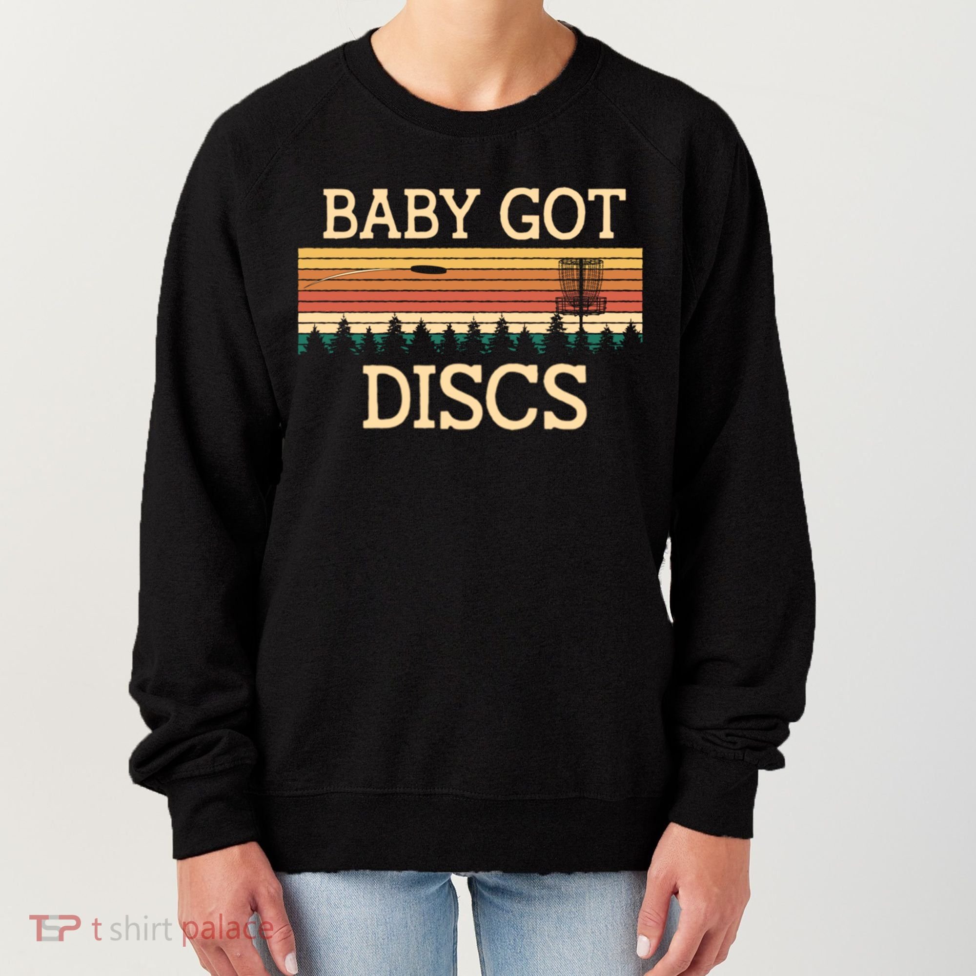 Funny Disc Golf Humor Golfer Pun Couples Women's Sweatshirt